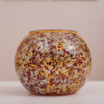 Mirror Glittering Vase